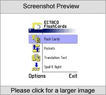 ECTACO FlashCards English <-> Swedish for Nokia Screenshot